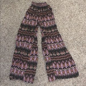 Pattern flow pants